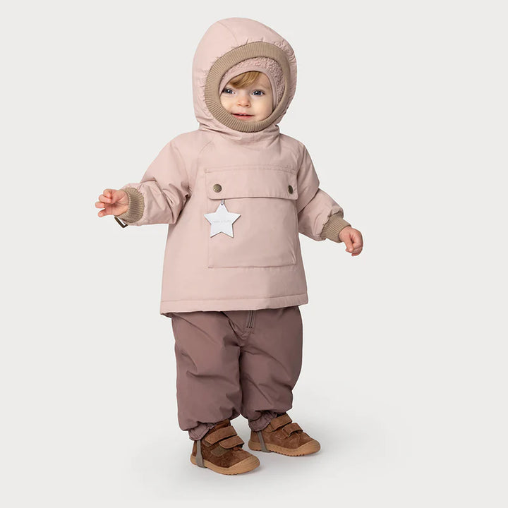 MATBABYWEN Fleece Lined Winter Anorak. GRS | Adobe Rose