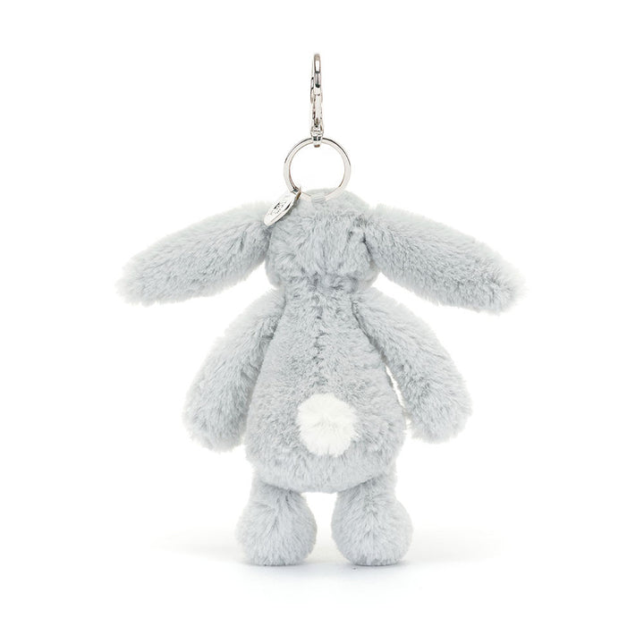 Jellycat Bashful Silver (Grey) Bunny Bag Charm