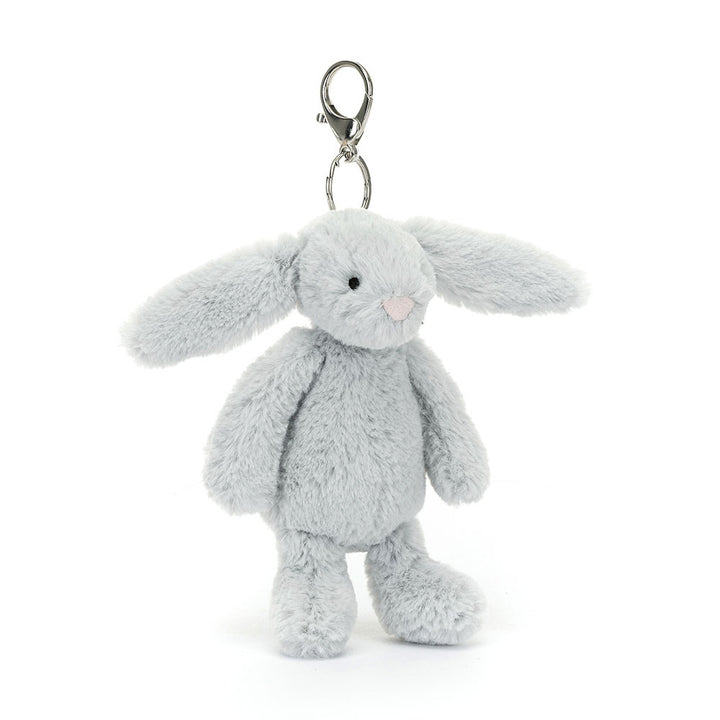 Jellycat Bashful Silver (Grey) Bunny Bag Charm