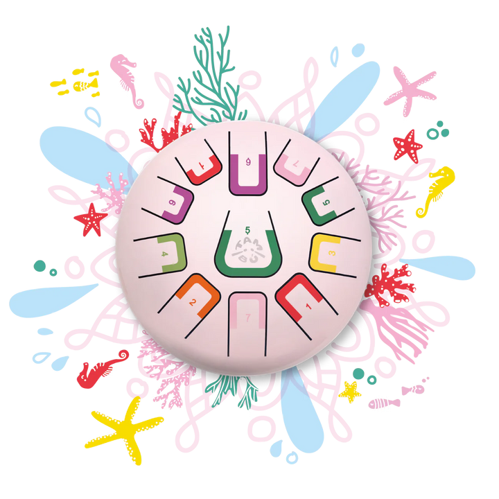 8" Tambu 11 Tones CORAL REEF