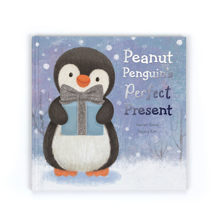Jellycat Peanut Penguin’s Perfect Present Book - Retired