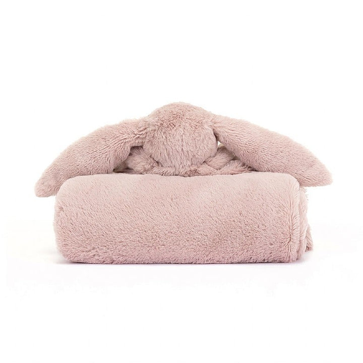 Jellycat Bashful Luxe Bunny Rosa Blankie