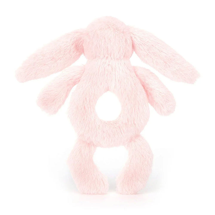 Jellycat Bashful Pink Bunny Ring Rattle - Retired