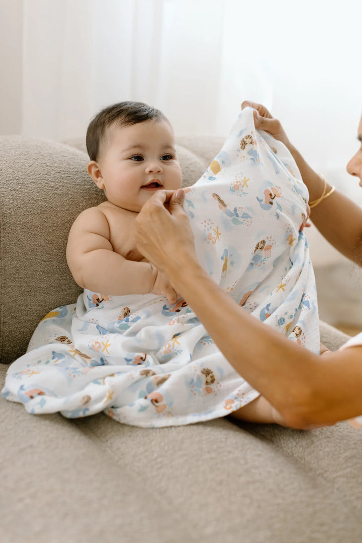 Muslin Swaddle -  Mermaids