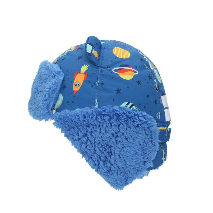 Kids & Baby Water Repellent Trapper Hat - Dinosaur
