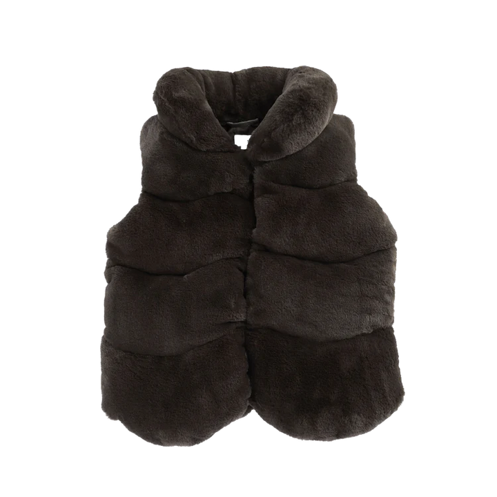 Jane Bodywarmer | Forest Brown Teddy