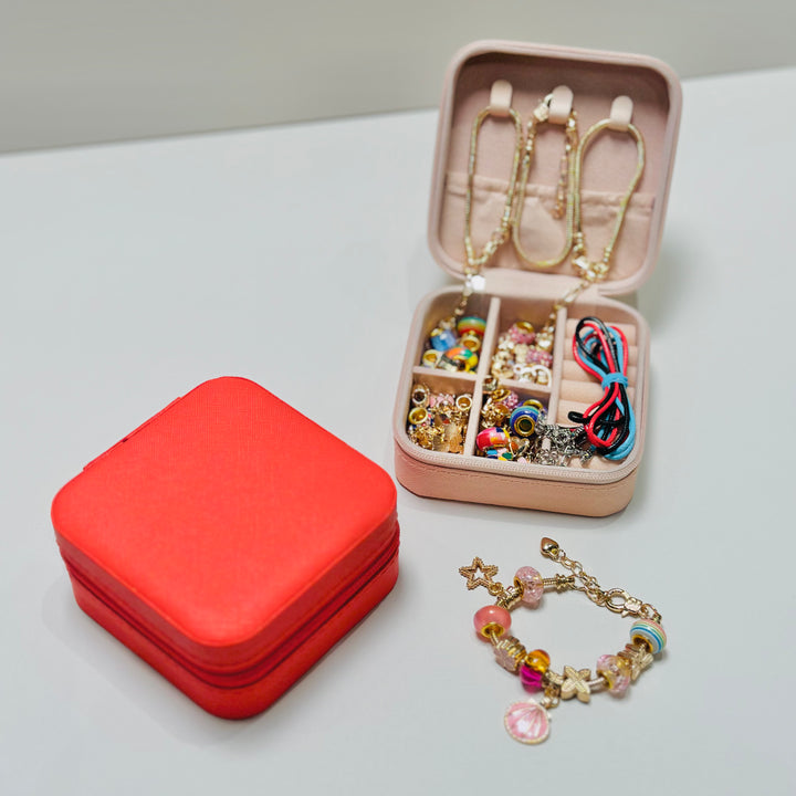 Charm Bracelet DIY Set with Jewelry Box