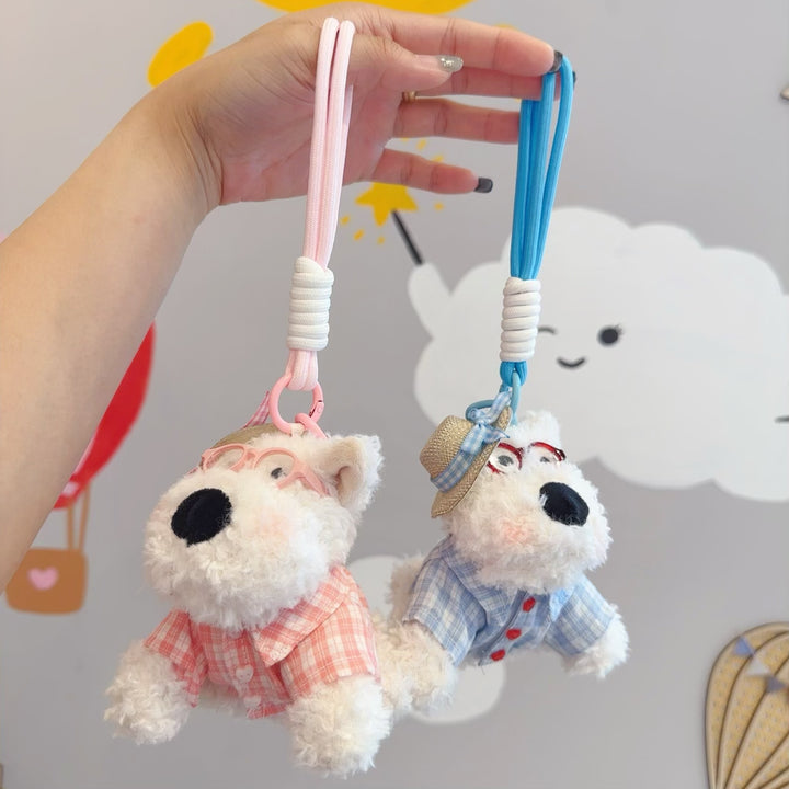 Cute Scottie Plush Toy Bag Charm