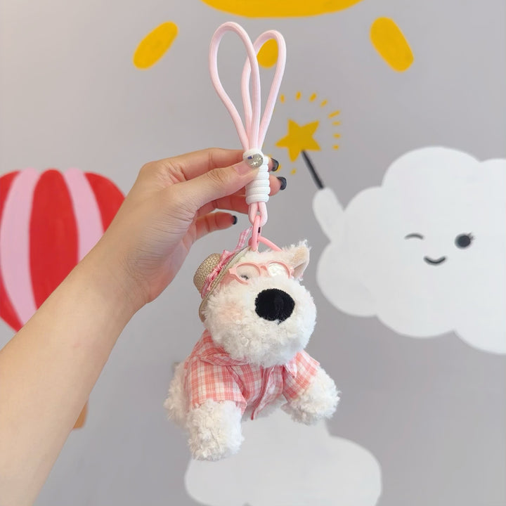 Cute Scottie Plush Toy Bag Charm