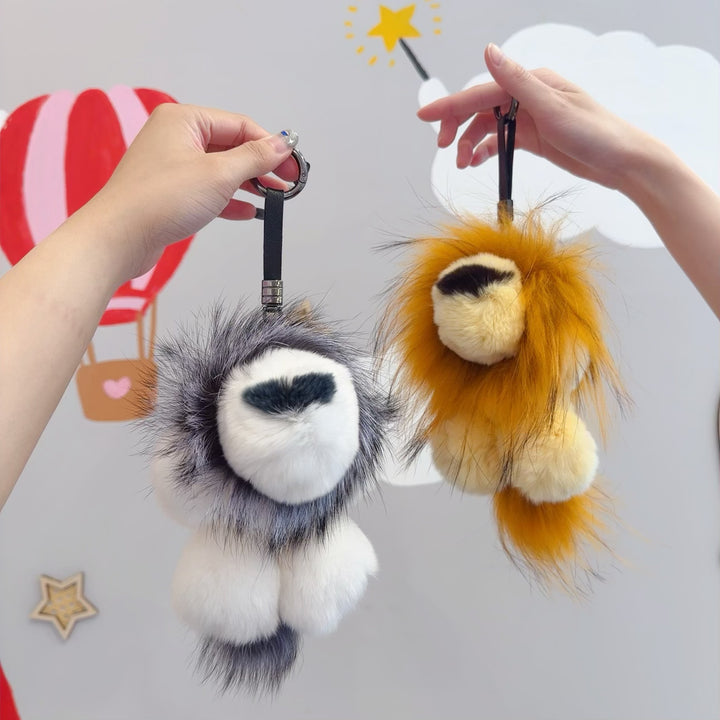 Cute Lion Keychain