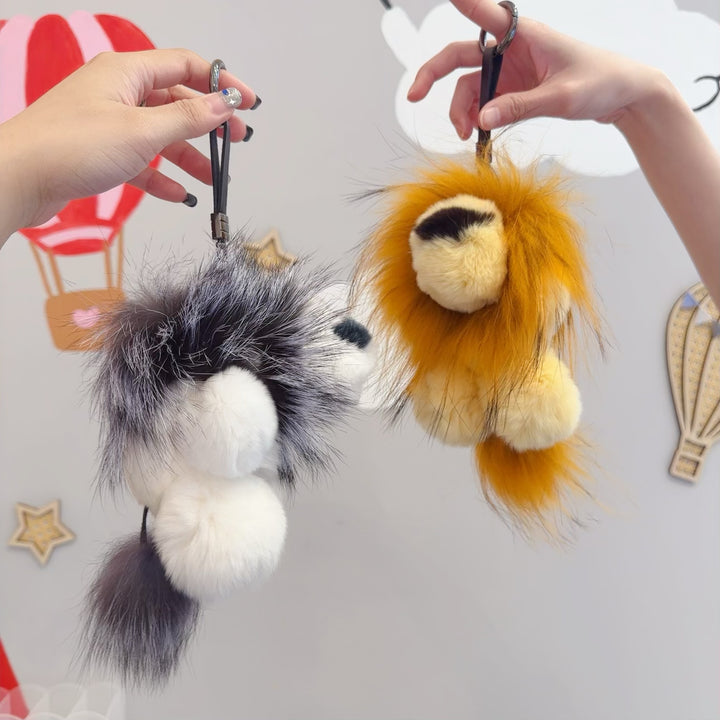 Cute Lion Keychain