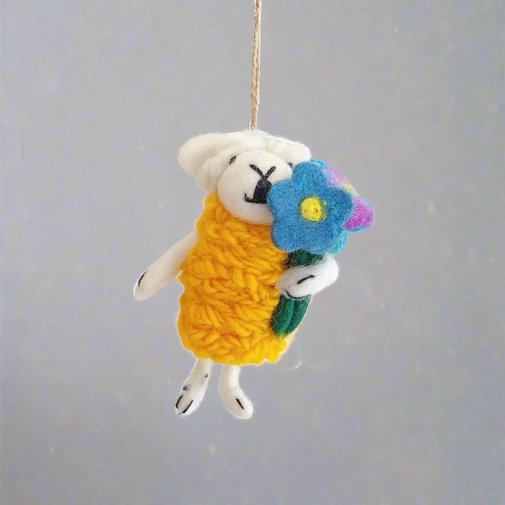 Nepal Felt Ornament - Sheep