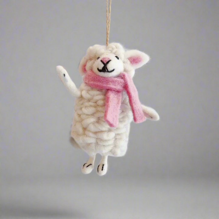 Nepal Felt Ornament - Sheep
