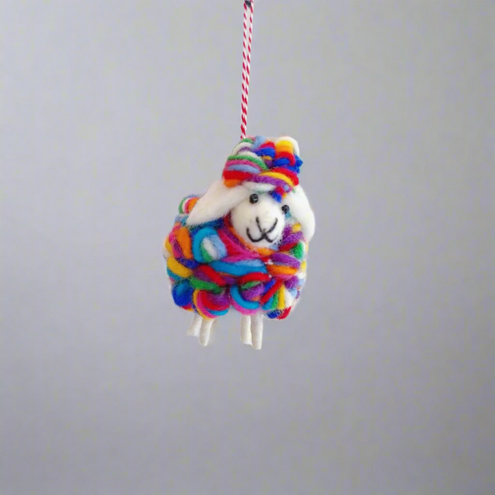 Nepal Felt Ornament - Sheep