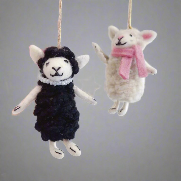 Nepal Felt Ornament - Sheep