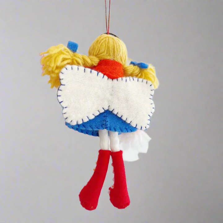 Nepal Felt Ornament - Girl