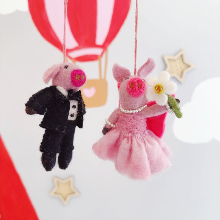 Nepal Felt Ornament - Wedding