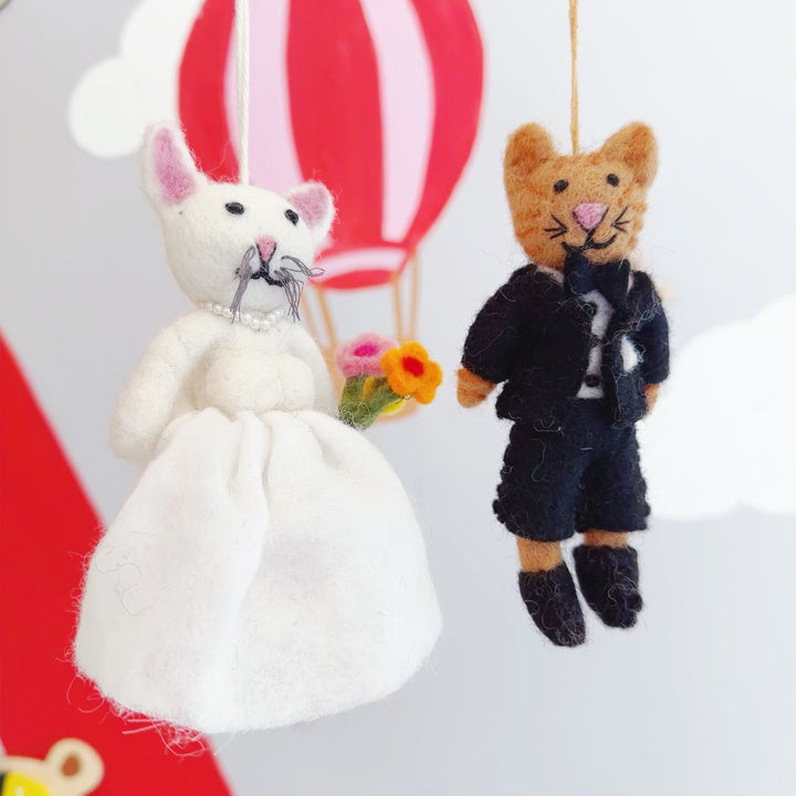 Nepal Felt Ornament - Wedding