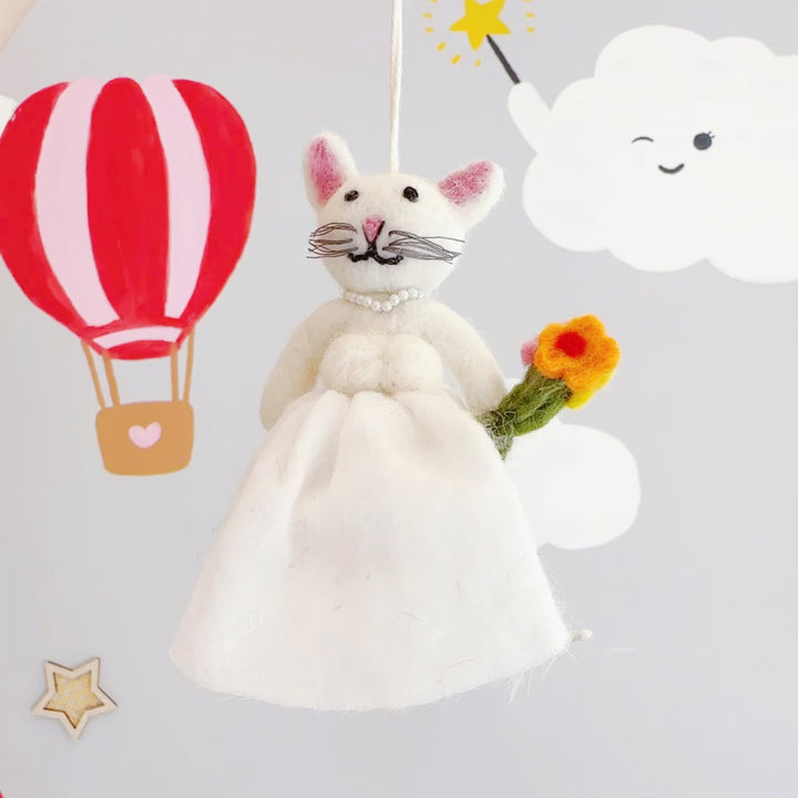 Nepal Felt Ornament - Wedding