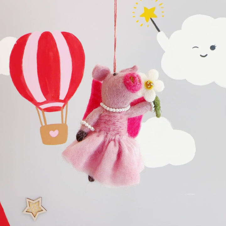 Nepal Felt Ornament - Wedding