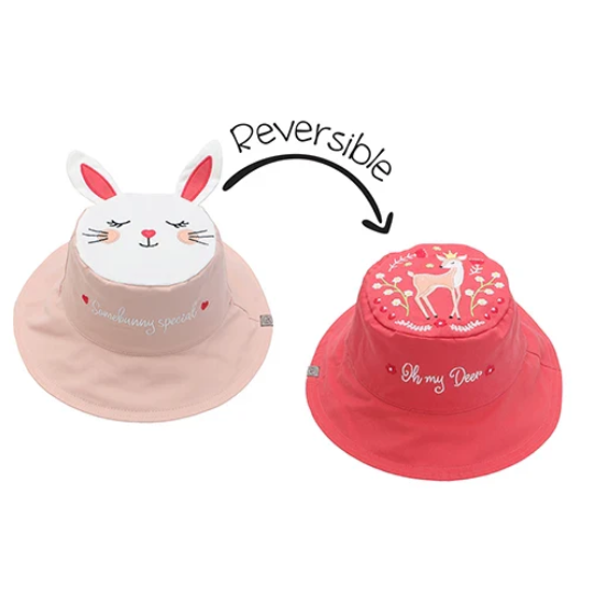 Kid's Reversible Sun Hat | Bunny & Dear