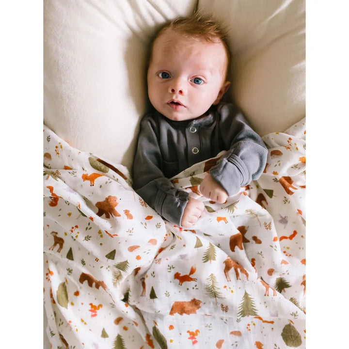 Muslin Swaddle - Forest Friends