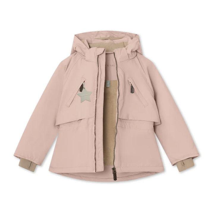 MATALGEANA Fleece Lined Winter Jacket. GRS | Adobe Rose