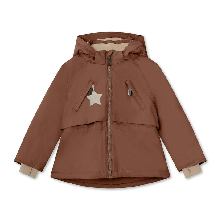 MATALGEANA Fleece Lined Winter Jacket. GRS | Rootbeer Brown