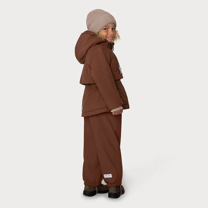 MATALGEANA Fleece Lined Winter Jacket. GRS | Rootbeer Brown