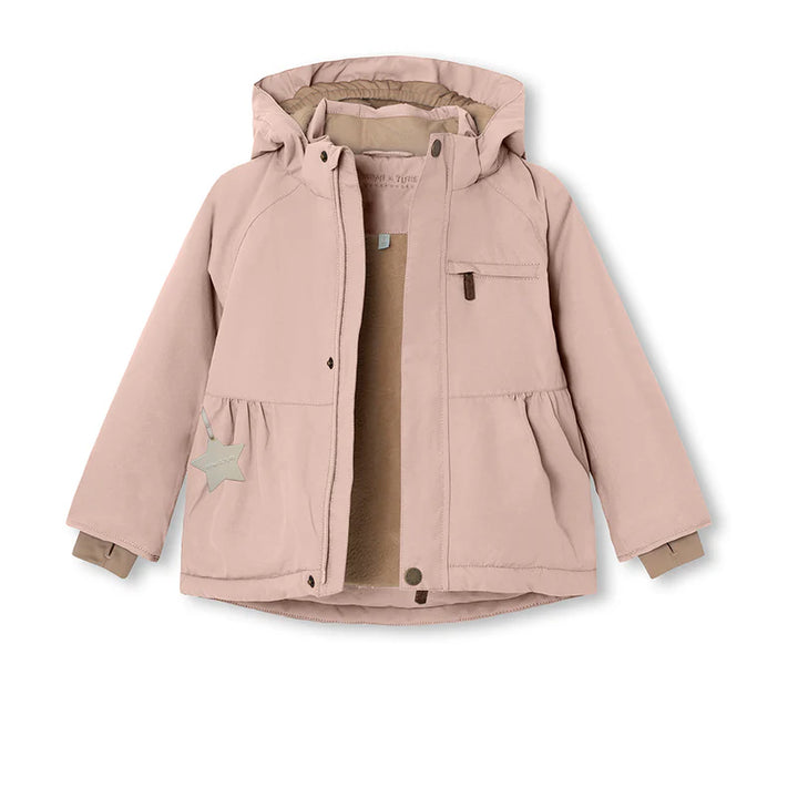 MATBRIDDINE Fleece Lined Winter Jacket. GRS | Adobe Rose