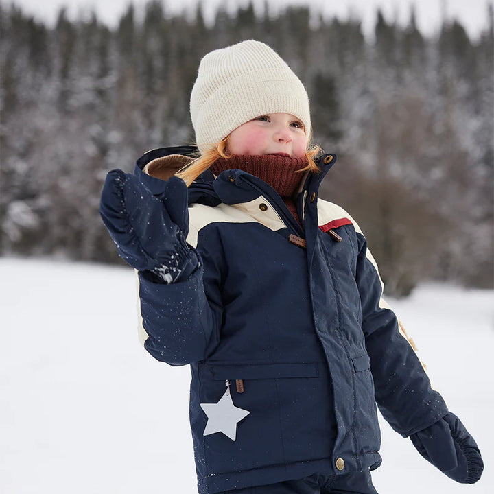 MATVESTYN Col. Block Winter Jacket. GRS | Outer Space