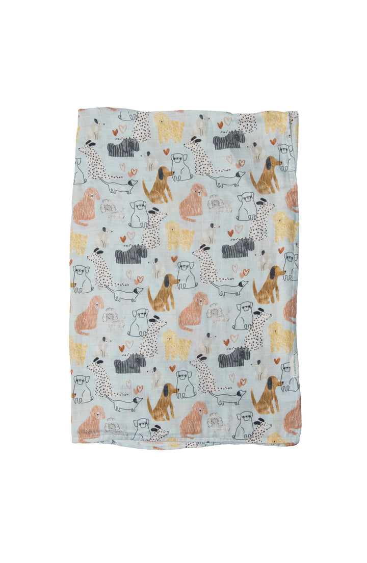 Muslin Swaddle - Honey Puppies