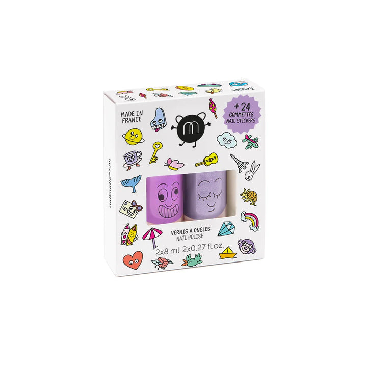 Nail Polish and Stickers Set