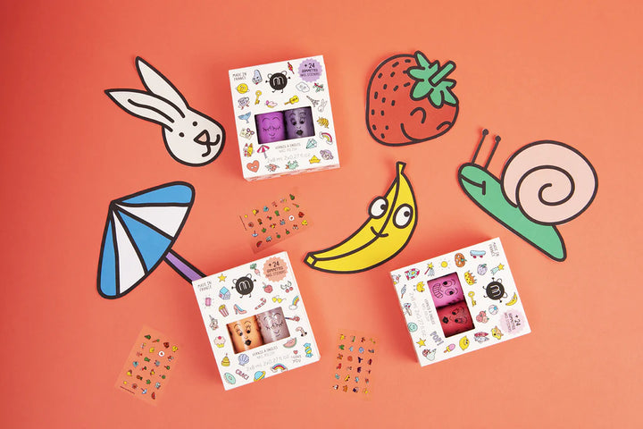 Nail Polish and Stickers Set