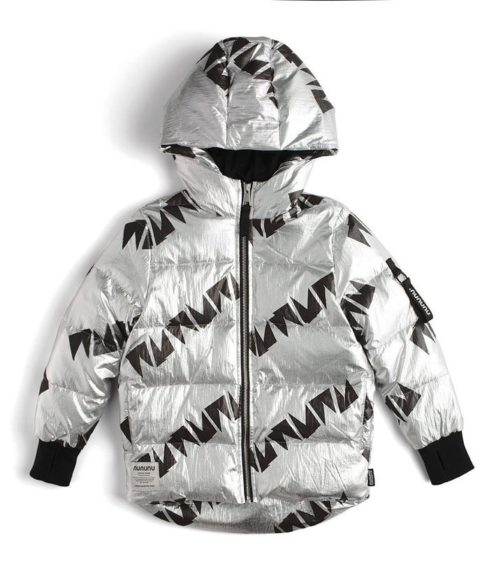 Down Coat | Silver