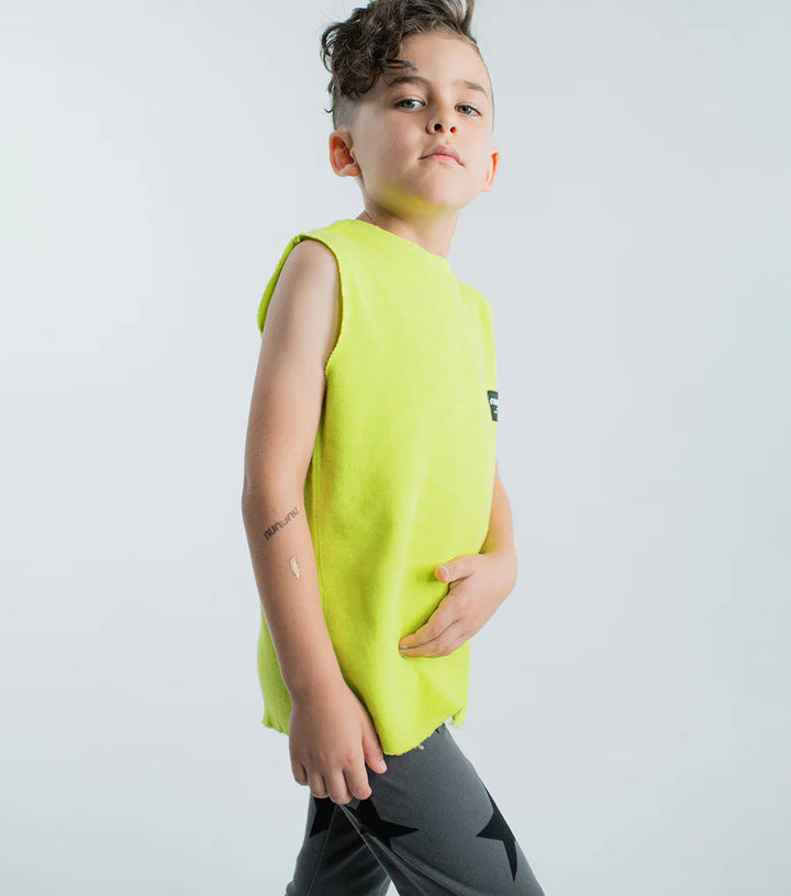 Chill Sleevless Shirt Hot Lime