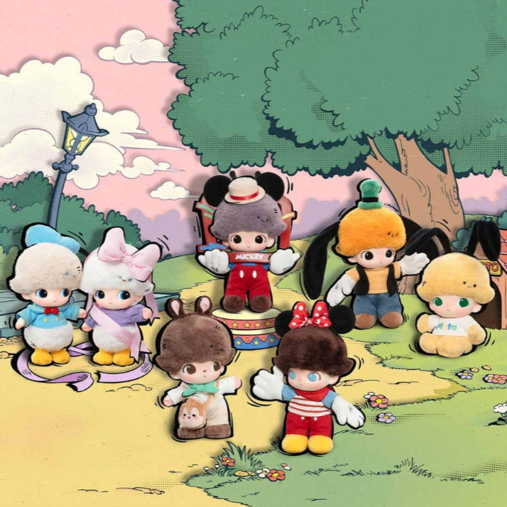 DIMOO WORLD × DISNEY Series-Vinyl Plush Keychain Blind Box