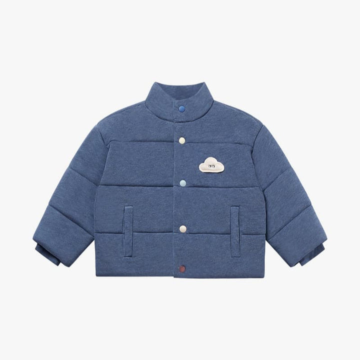 Bamboo Avocado Jersey kids Cloud Jacket - Vintage Indigo