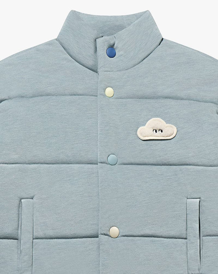 Bamboo Avocado Jersey kids Cloud Jacket - Slate
