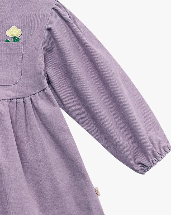 Corduroy Kids Dress - Lilac Blush