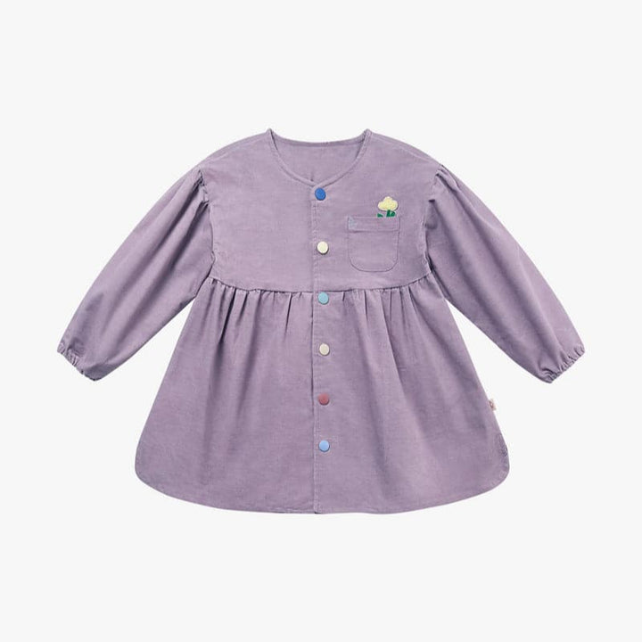 Corduroy Kids Dress - Lilac Blush