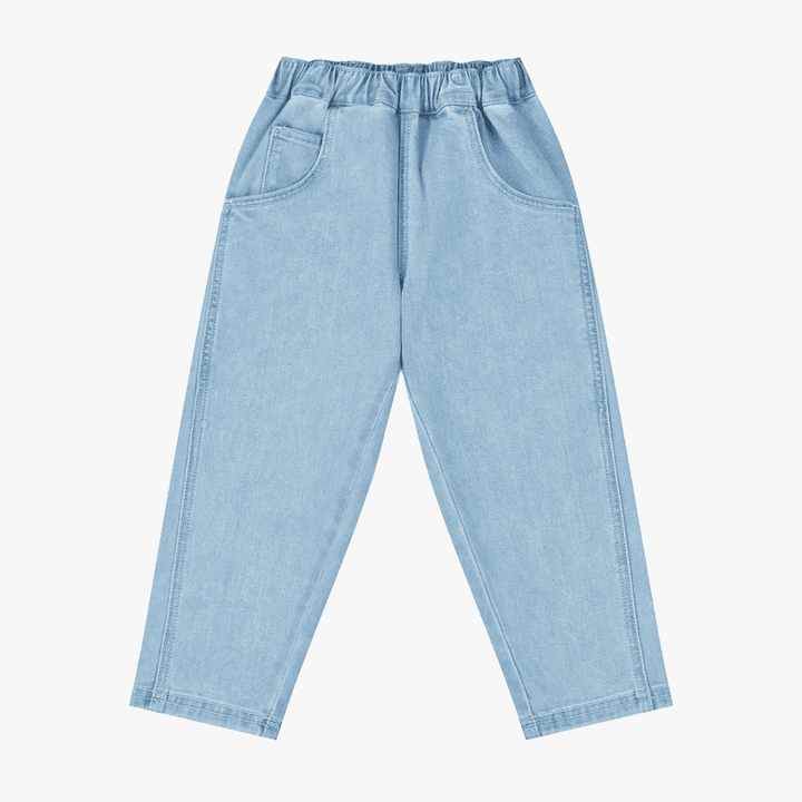 Cotton Denim Jeans - Dusk Blue