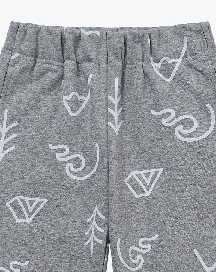 French Terry Kids Joggers - Winter Trails