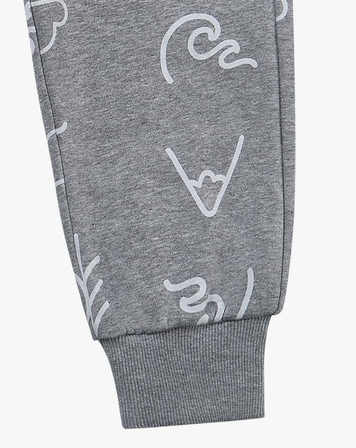 French Terry Kids Joggers - Winter Trails