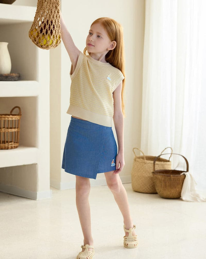 Denim Skort