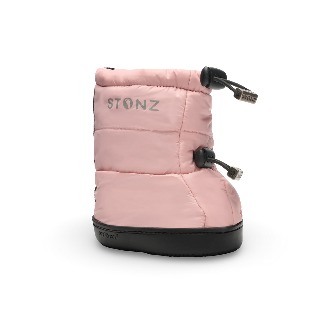 Toddler Puffer Booties - Haze Pink