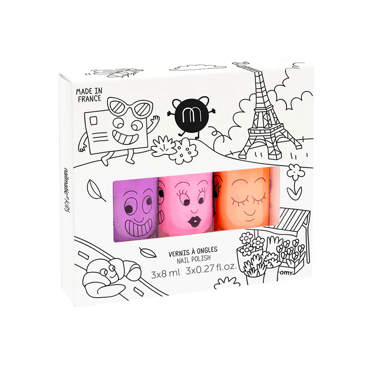 Set of 3 nail polishes