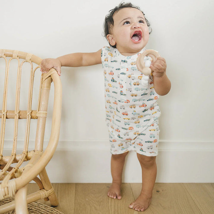 Short Romper - Camper Vans