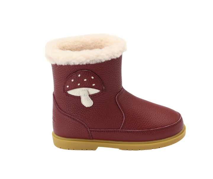 Dusk Lining | Toadstool | Burgundy Leather