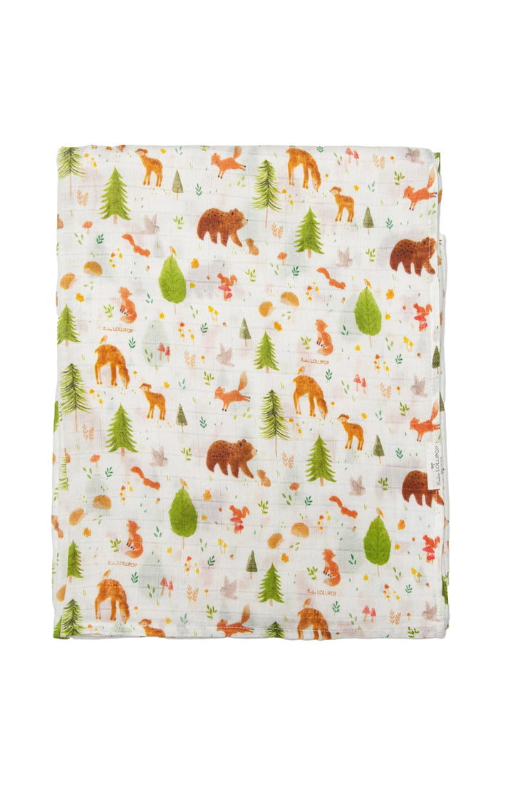 Muslin Swaddle - Forest Friends